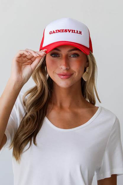 Red Wednesbury Trucker Hat