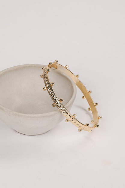 Natalia Gold Bangle Bracelet