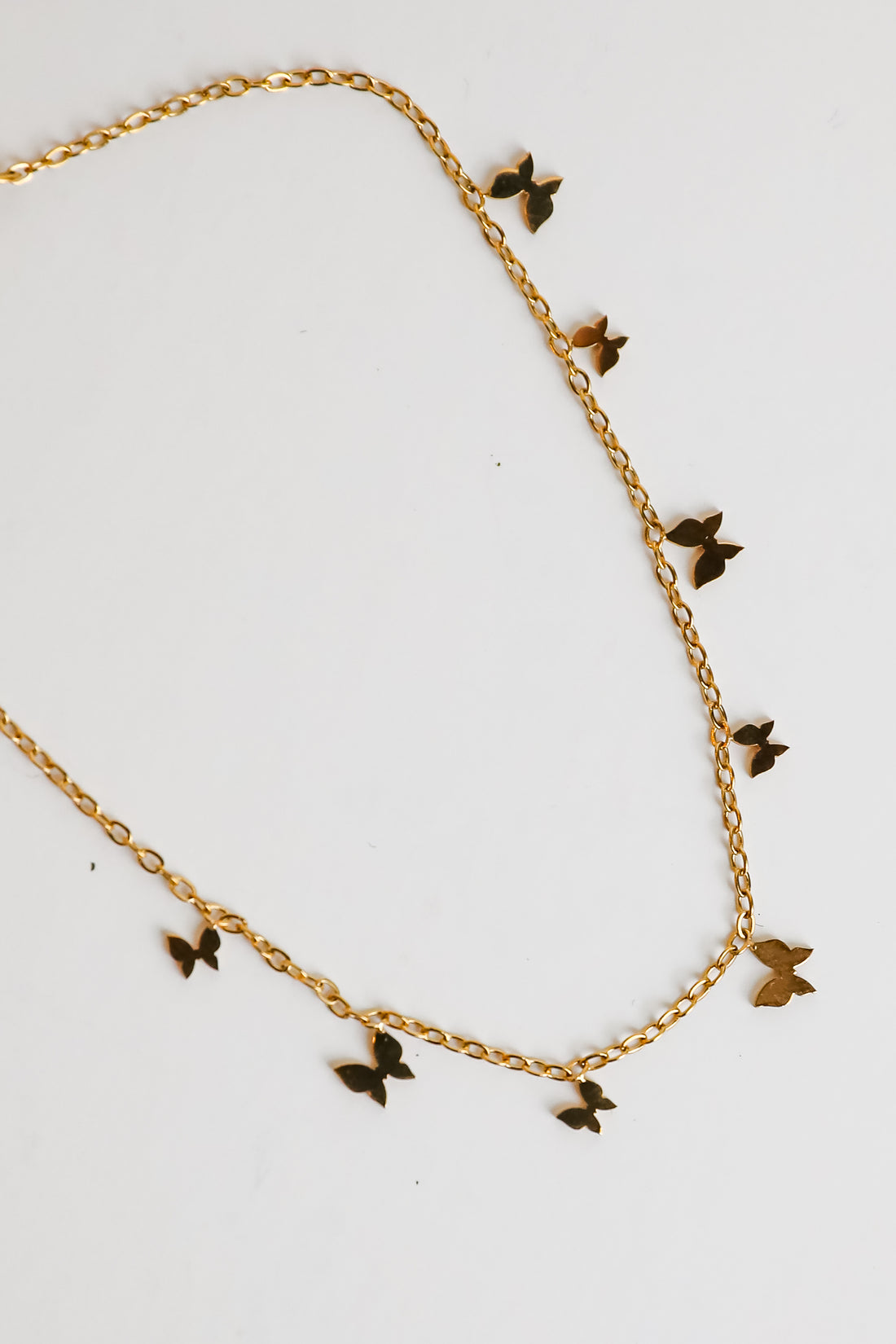 Katy Gold Butterfly Charm Bracelet