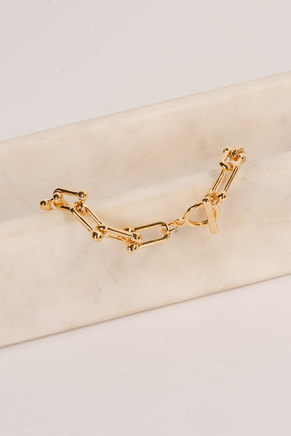 Daphne Gold Chainlink Bracelet