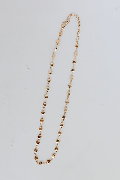 Aria Gold Heart Chain Necklace