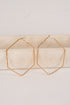 Heidi Hexagon Hoop Earrings
