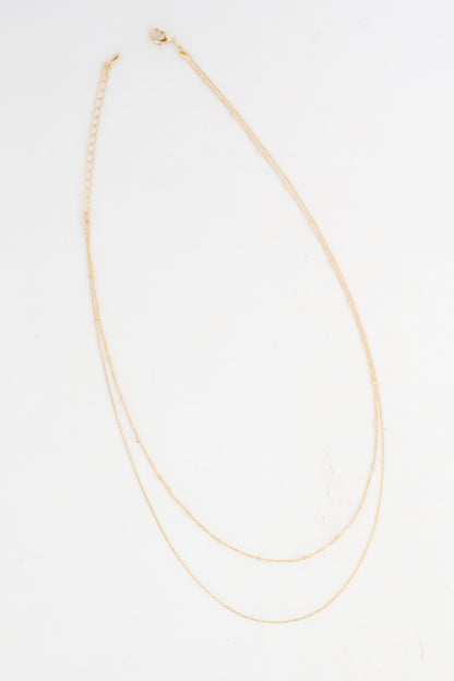 Esther Gold Layered Chain Necklace