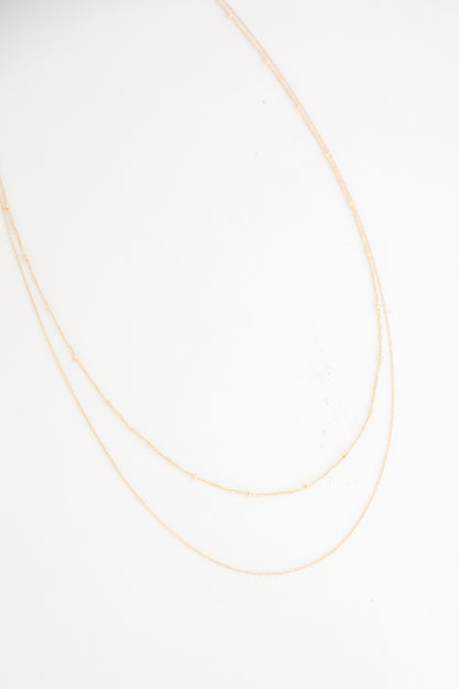 Esther Gold Layered Chain Necklace