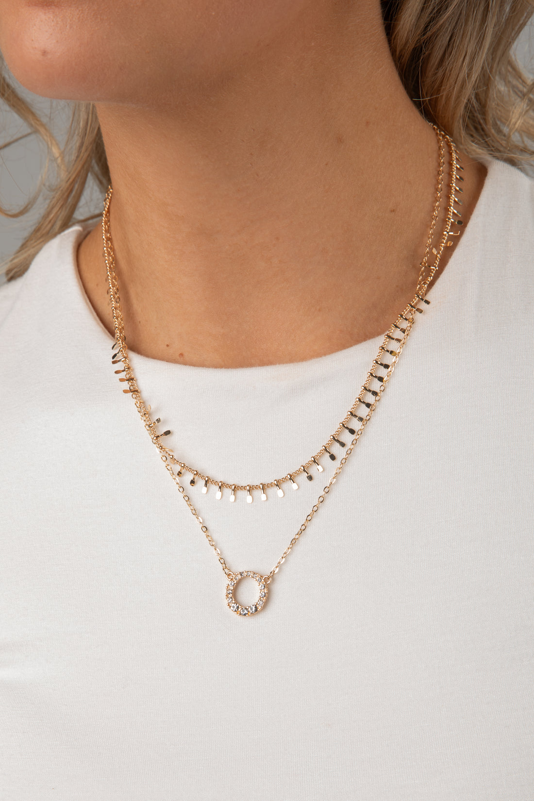 gold necklace