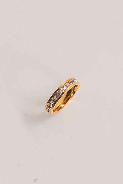 Emilee Gold Rhinestone Ring