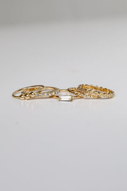 Willow Gold Ring Set