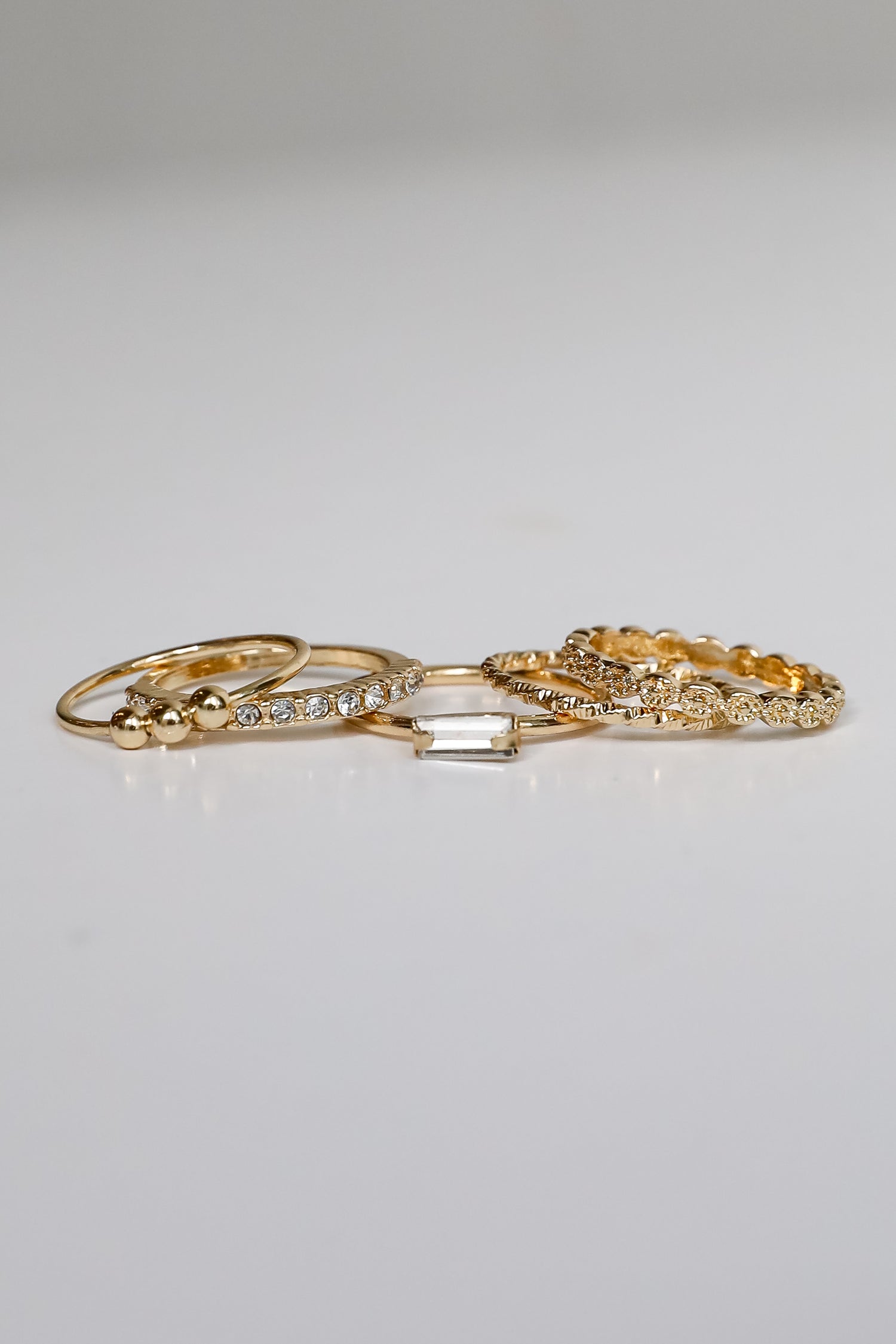 Willow Gold Ring Set