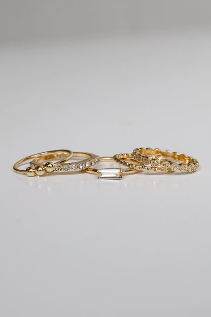Willow Gold Ring Set