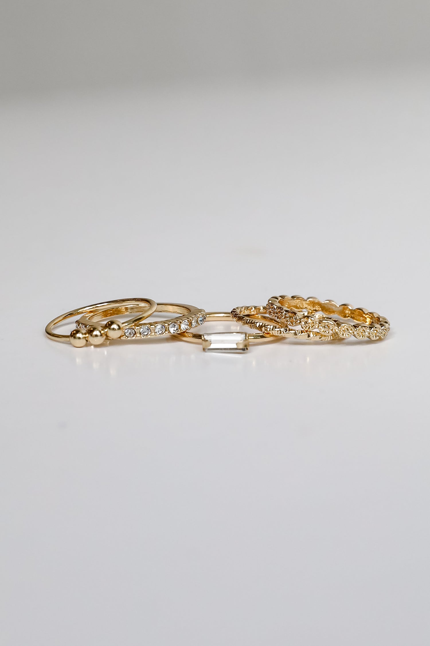 Willow Gold Ring Set