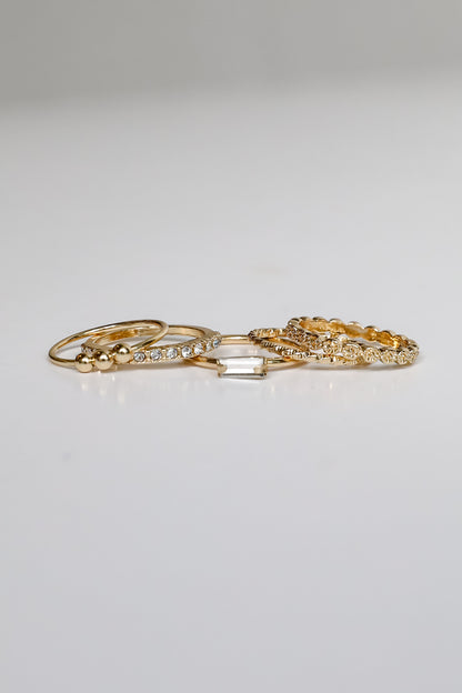 Willow Gold Ring Set