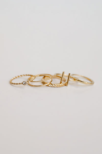 Diana Gold Ring Set