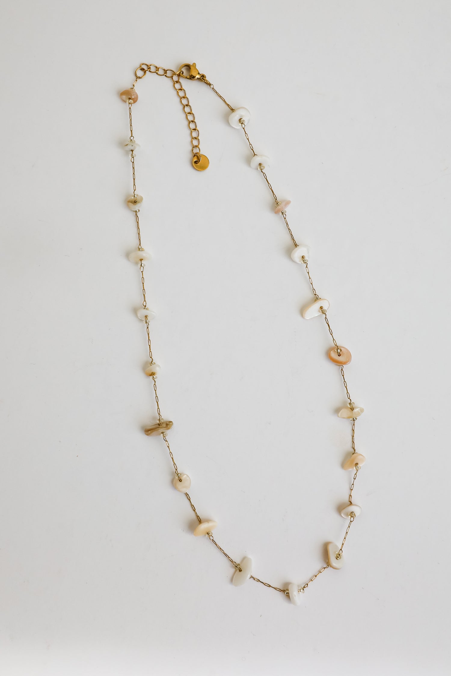 Olivia Gold Seashell Charm Necklace