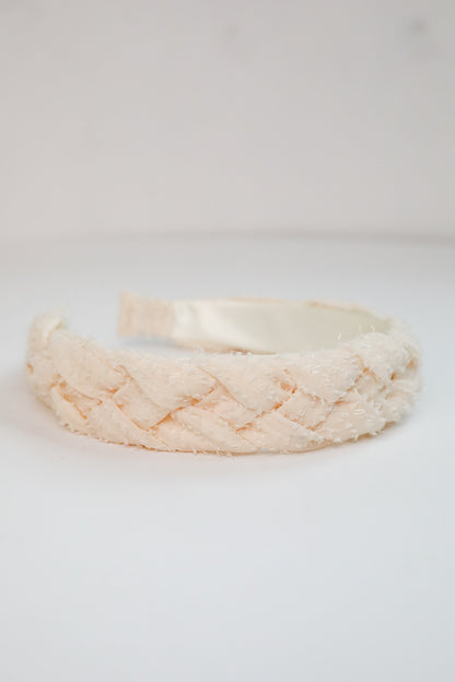 Ideally Dainty Ivory Braided Headband