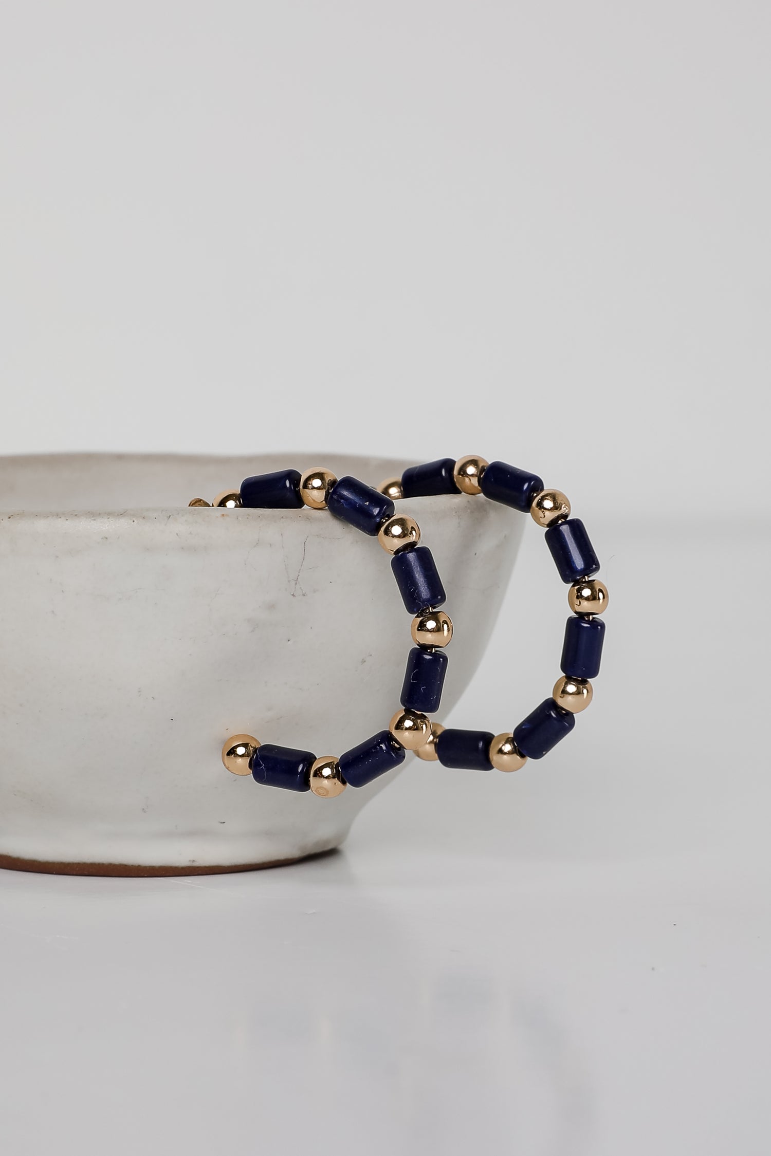 Sadie Beaded Hoop Earrings