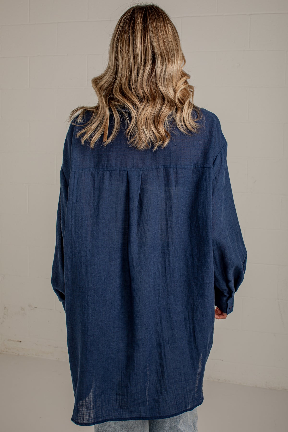 Allison Oversized Button-Up Blouse