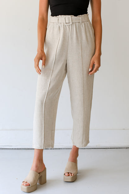 Linen Pants on dress up model