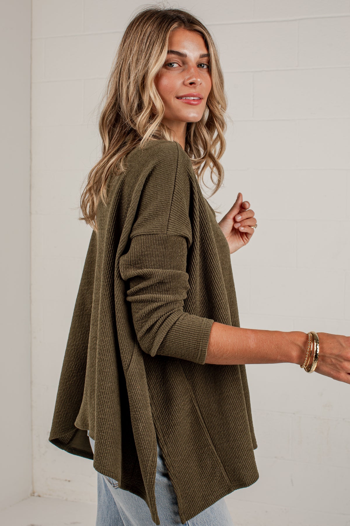 Unhurried Life Relaxed Knit Top