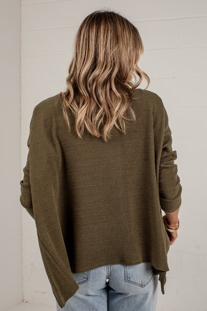 Unhurried Life Relaxed Knit Top