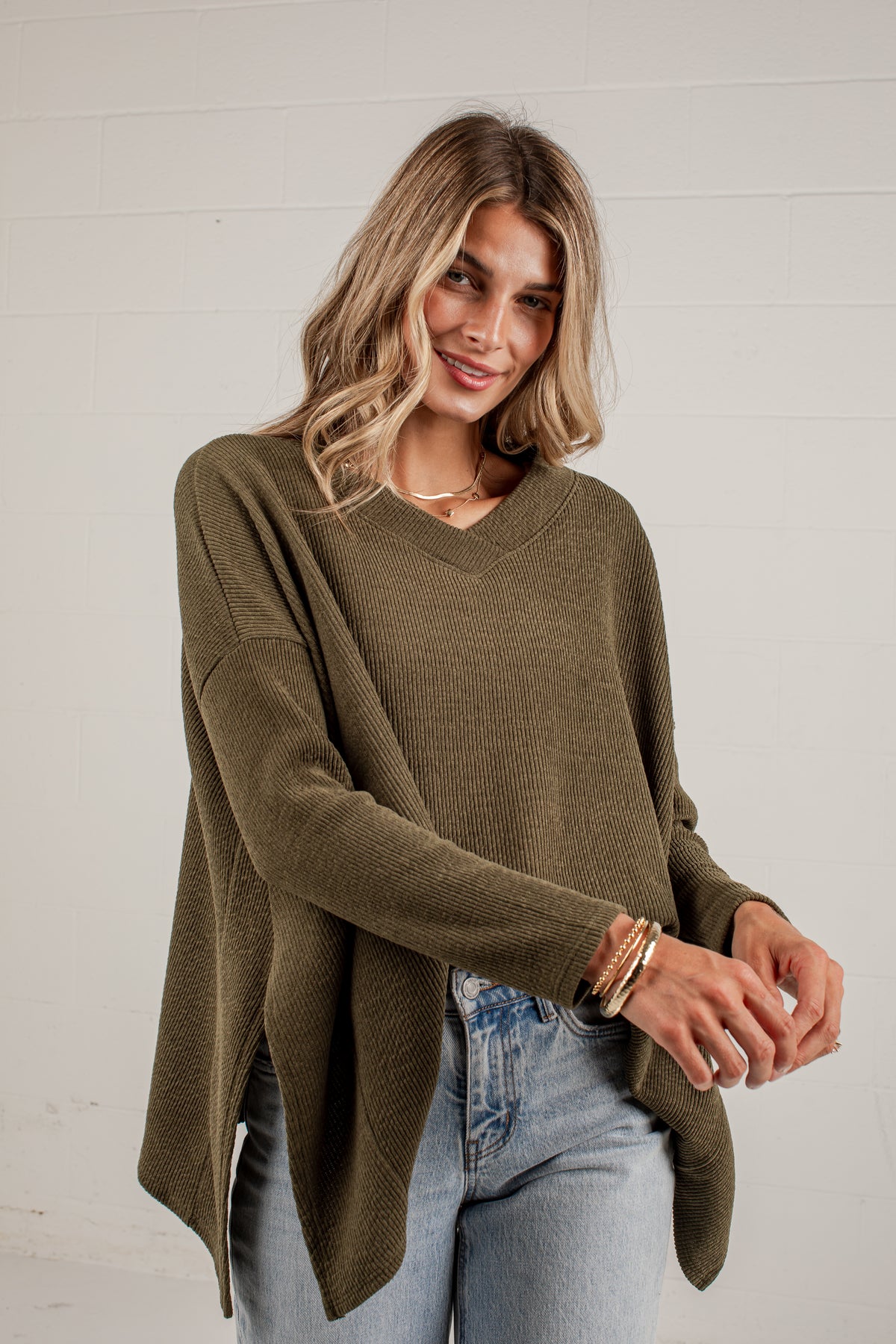 Unhurried Life Relaxed Knit Top