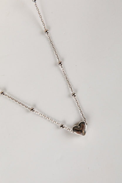 silver necklace