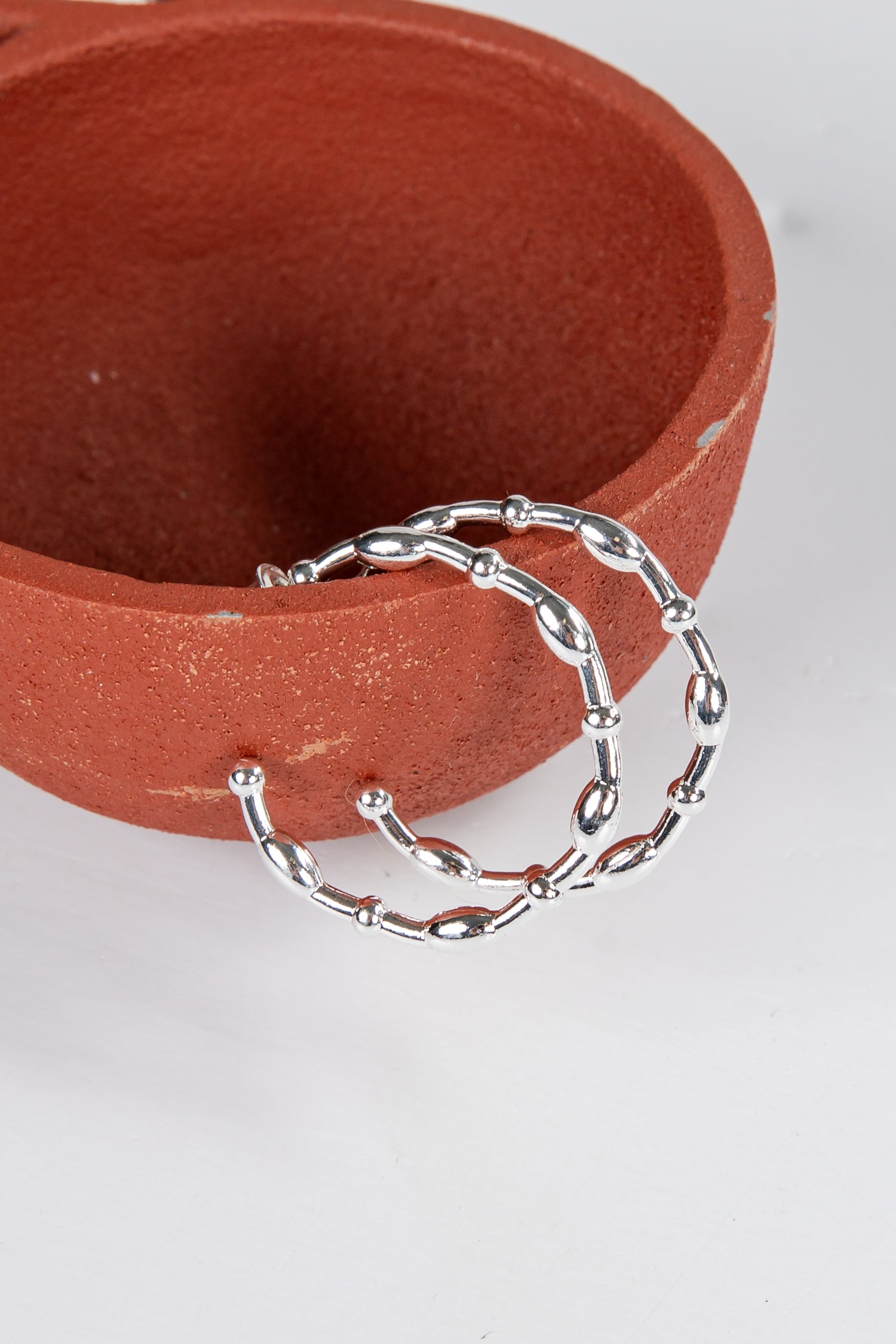 silver hoops