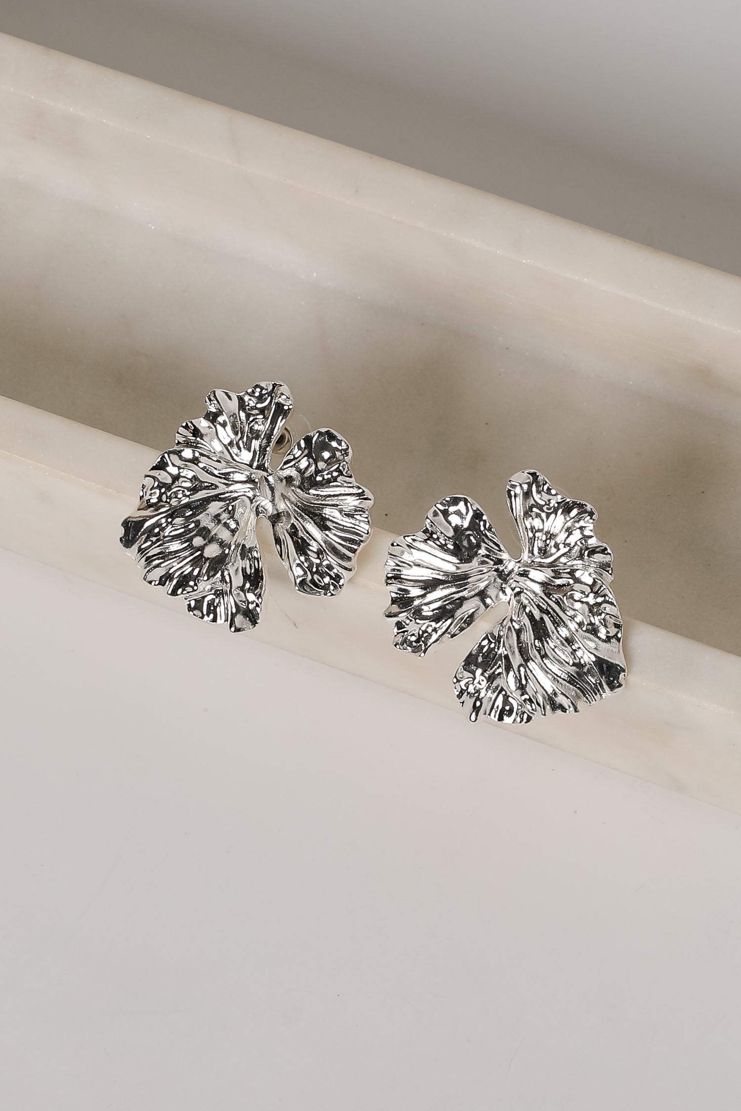 Quinn Textured Statement Earrings