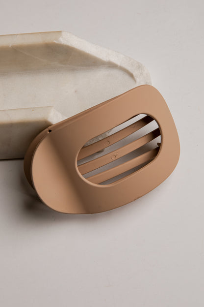 Daily Darling Tan Oval Claw Clip