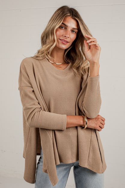 Unhurried Life Relaxed Knit Top