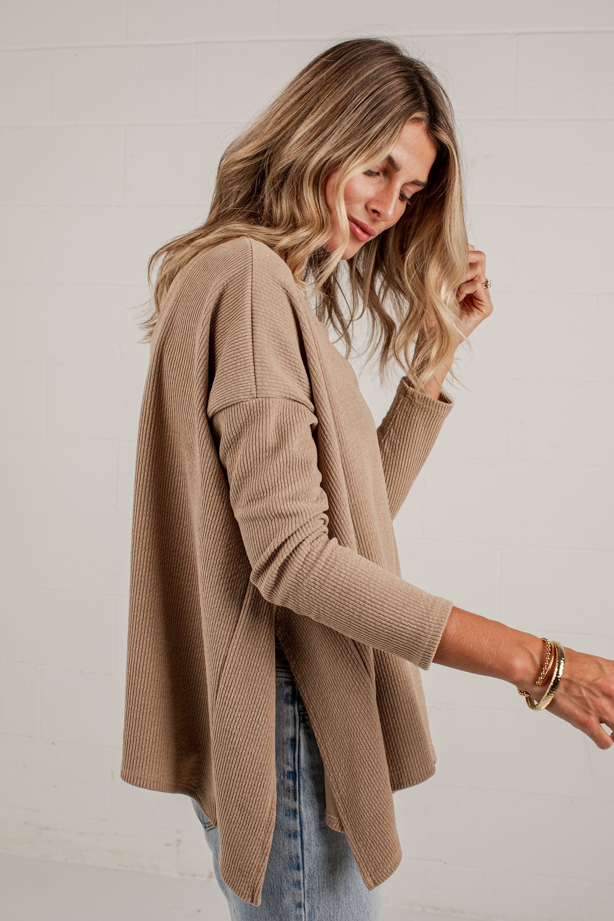 Unhurried Life Relaxed Knit Top