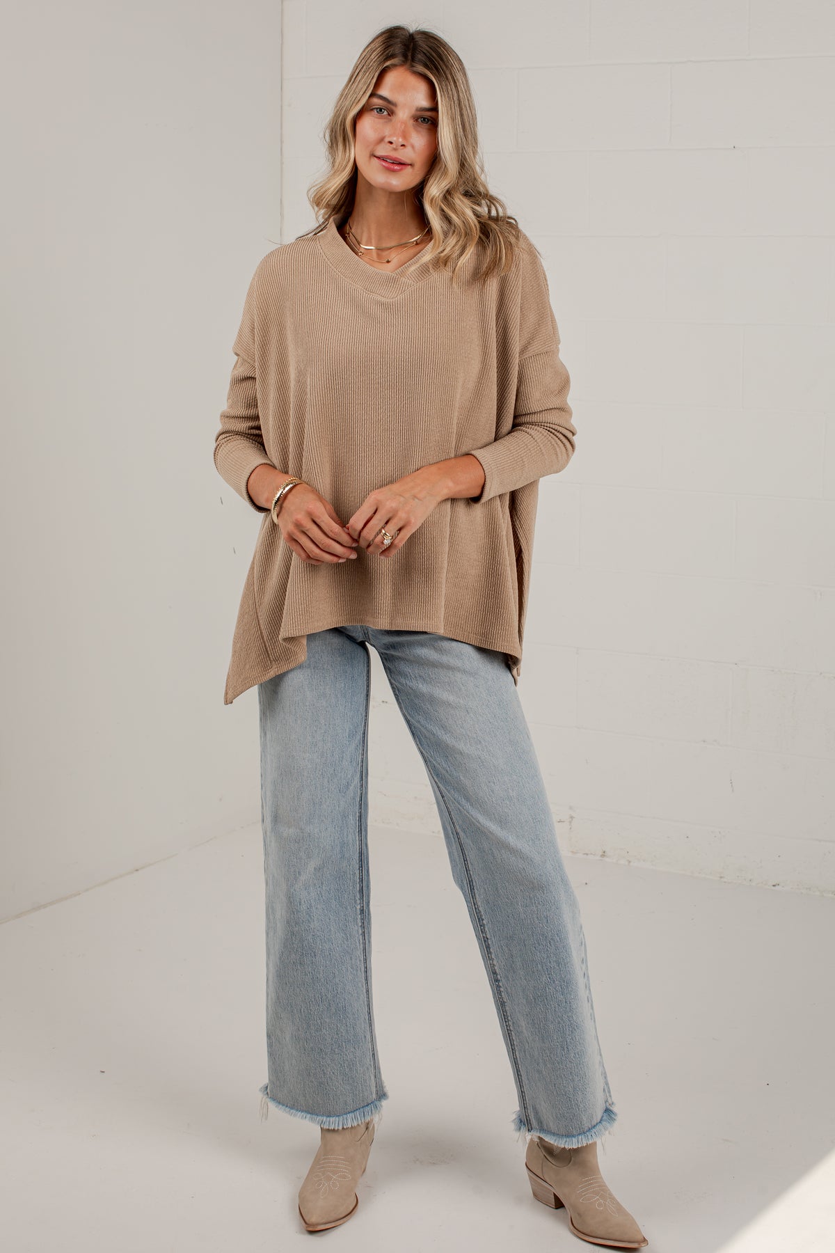 Unhurried Life Relaxed Knit Top