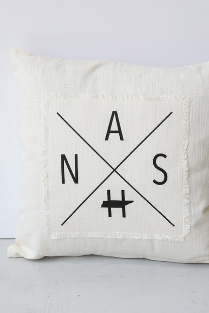 FINAL SALE - Nashville Cross Pillow