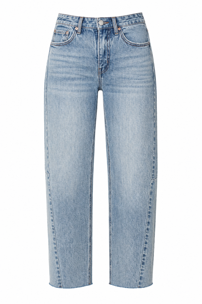 Lexie Light Wash High-Rise Straight Leg Jeans