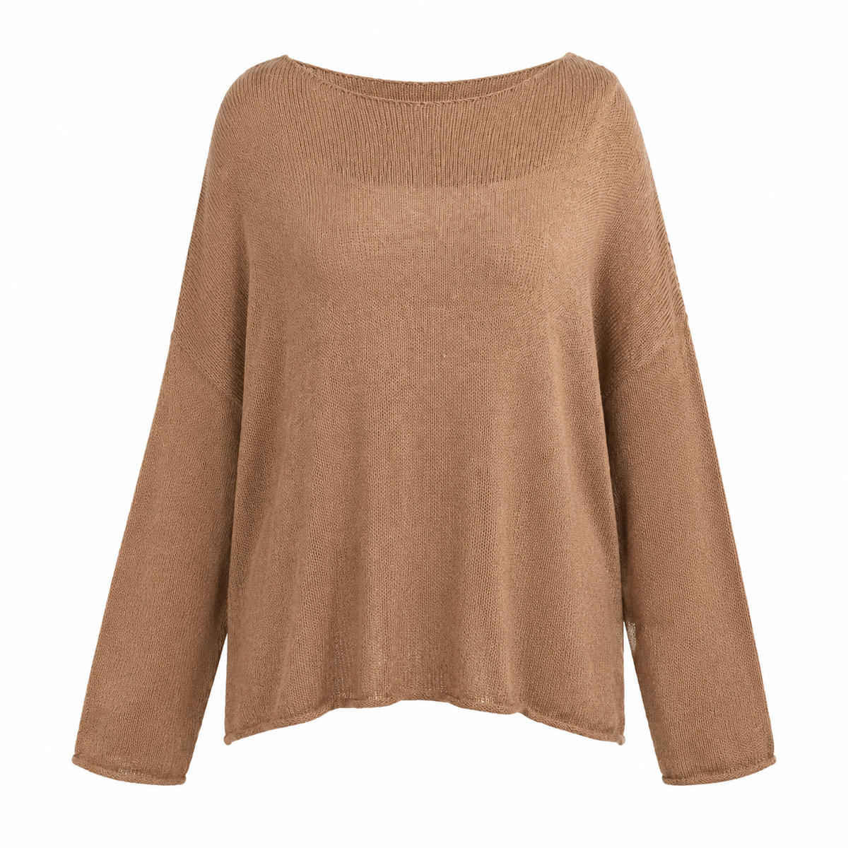 Worth Knowing Taupe Knit Top