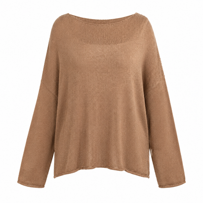 Worth Knowing Taupe Knit Top