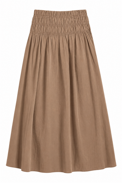Favorite Feeling Mocha Maxi Skirt