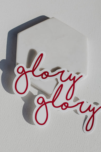 Glory Glory Sticker From Ruby White Wear