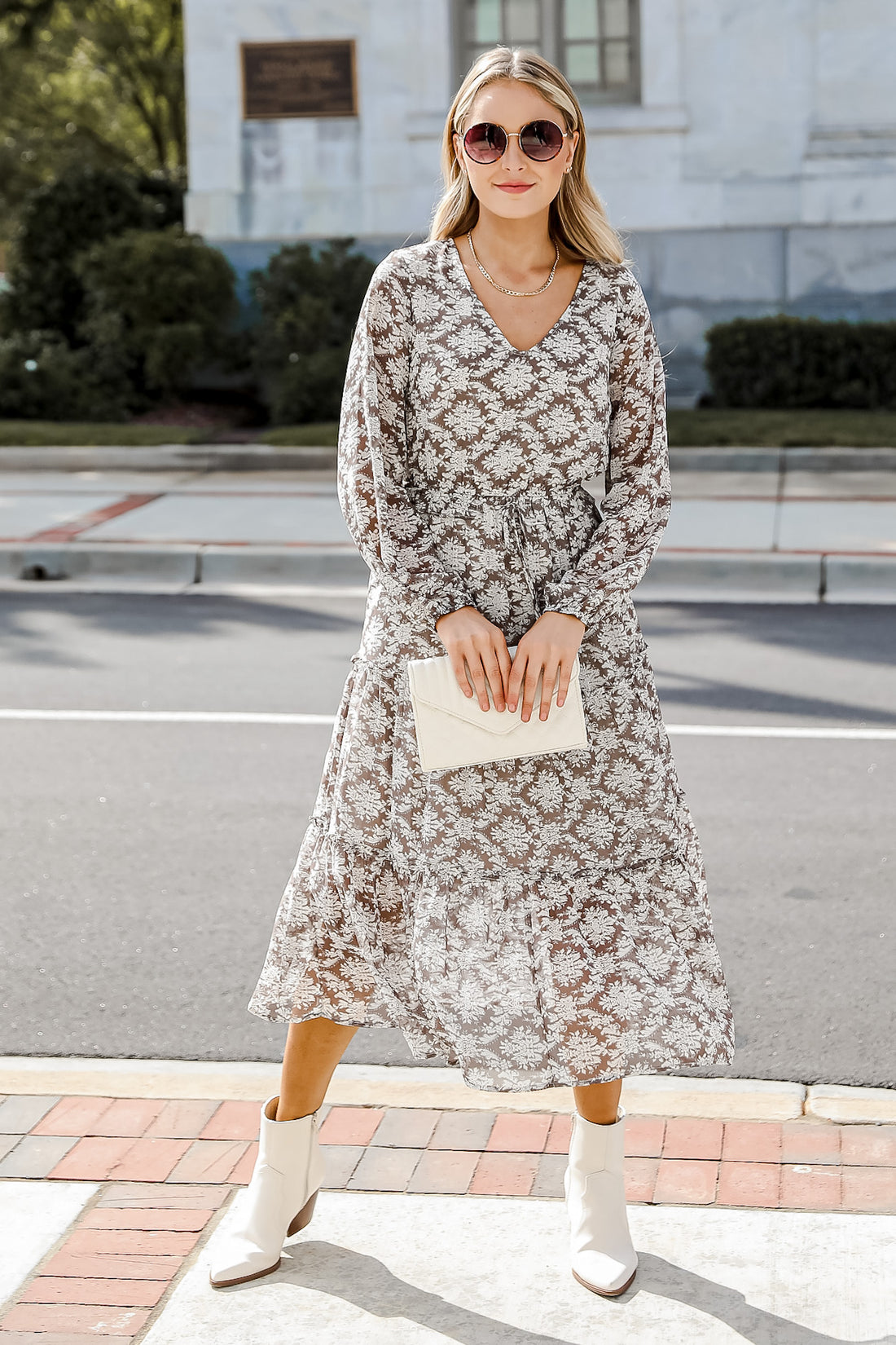 boho midi dress