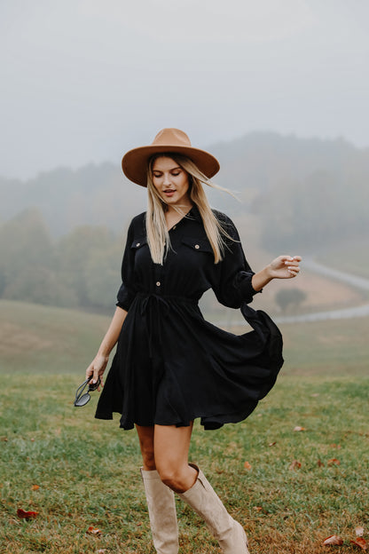 FINAL SALE - Perfectly Content Mini Dress