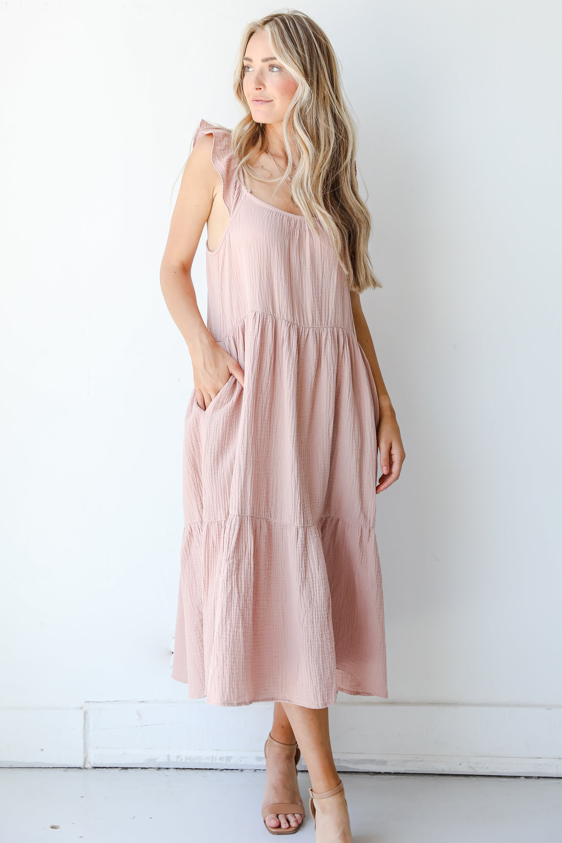 Long Lasting Love Linen Maxi Dress