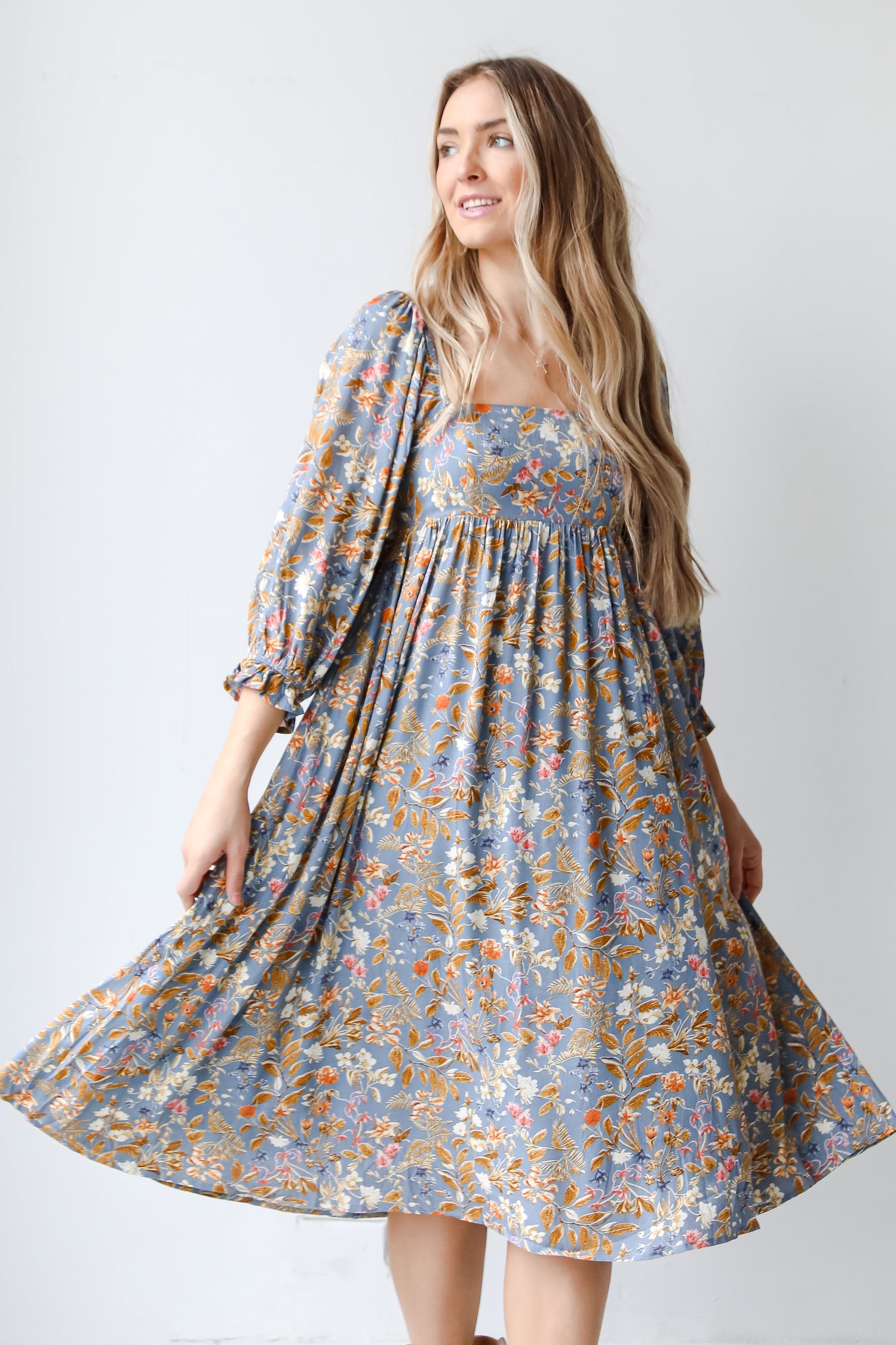 Floral Midi Dress