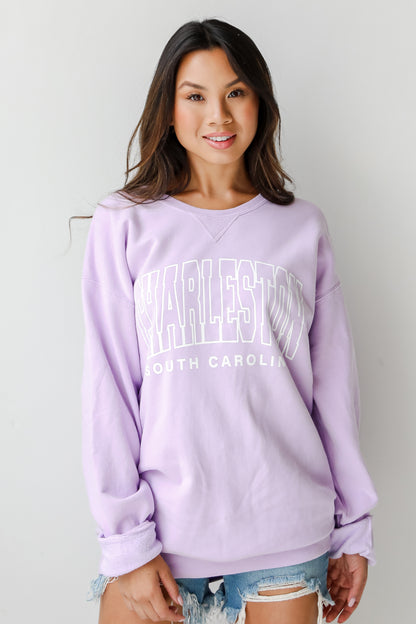 Lavender Charleston South Carolina Pullover