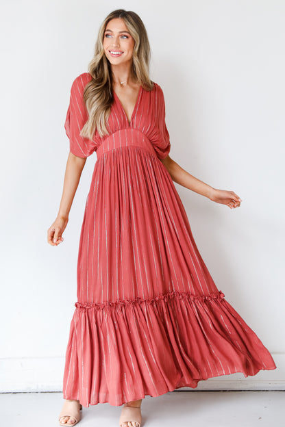 red Maxi Dress